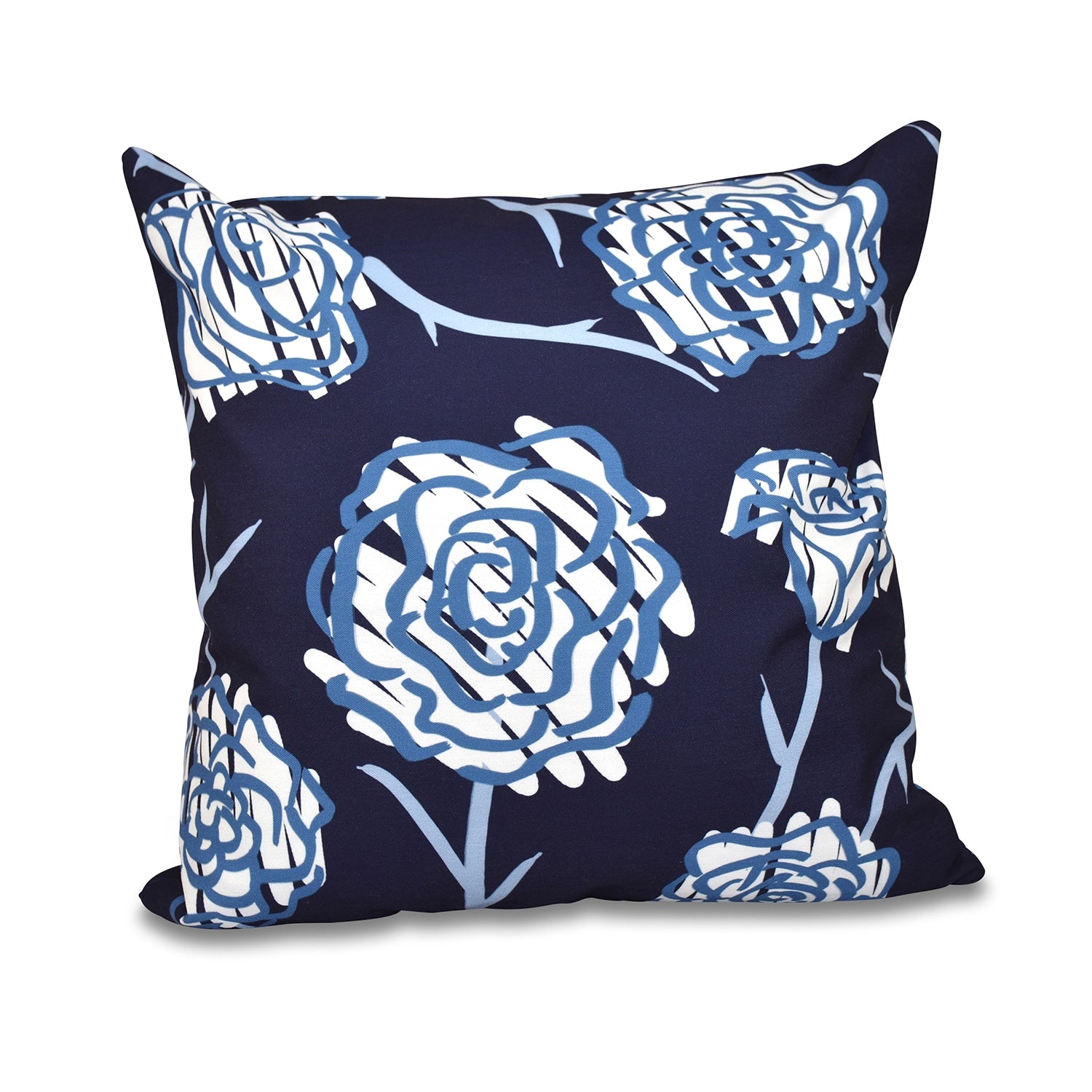 Spring Floral 2 Floral 20 X 20 Inch Outdoor Pillow
