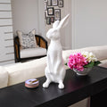 20.5 Resin White Standing Bunny