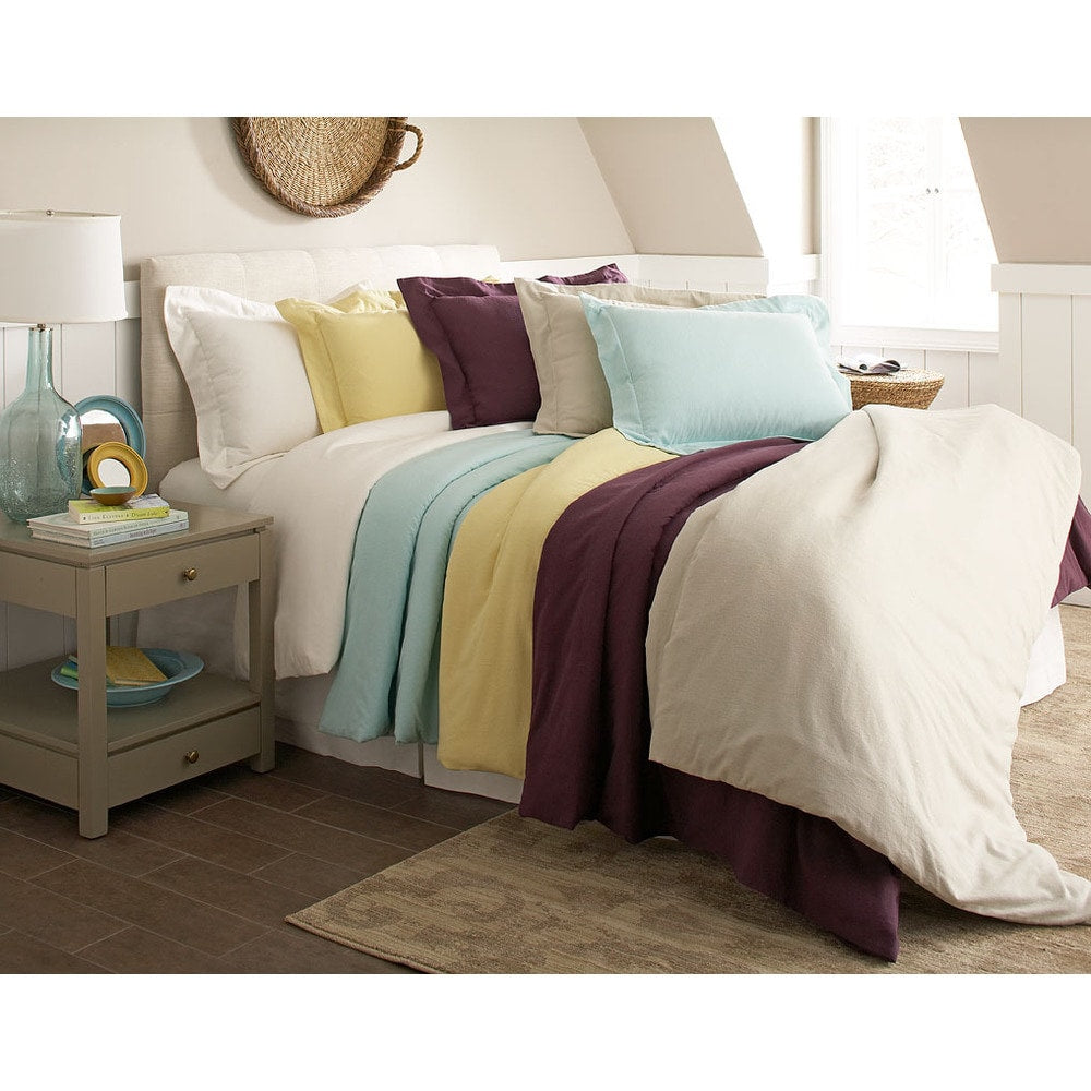 200 Gsm Superior Flannel Solid Color Duvet Set