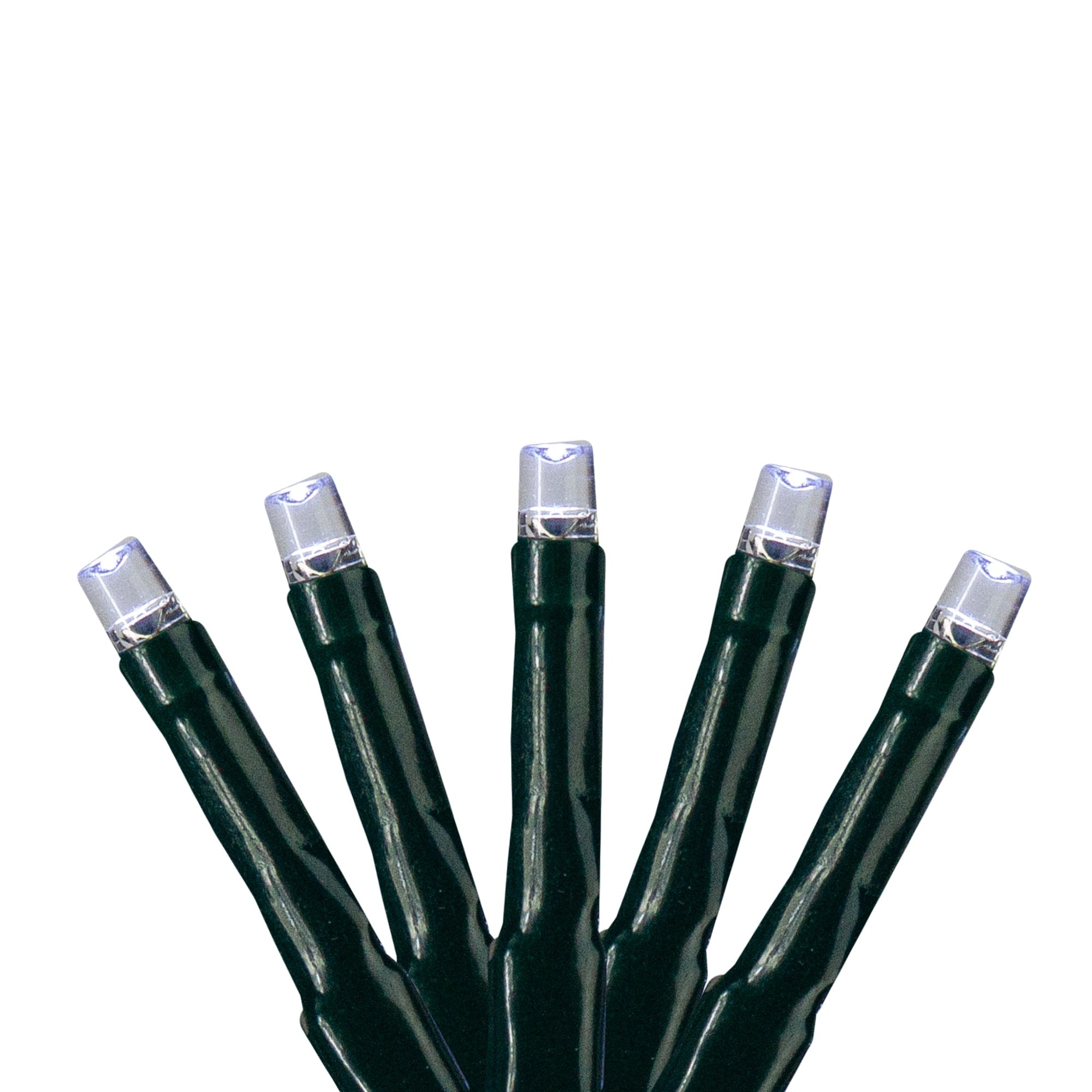 200 Pure White Multi Function Led M5 Christmas Lights 20 Ft Green Wire N A