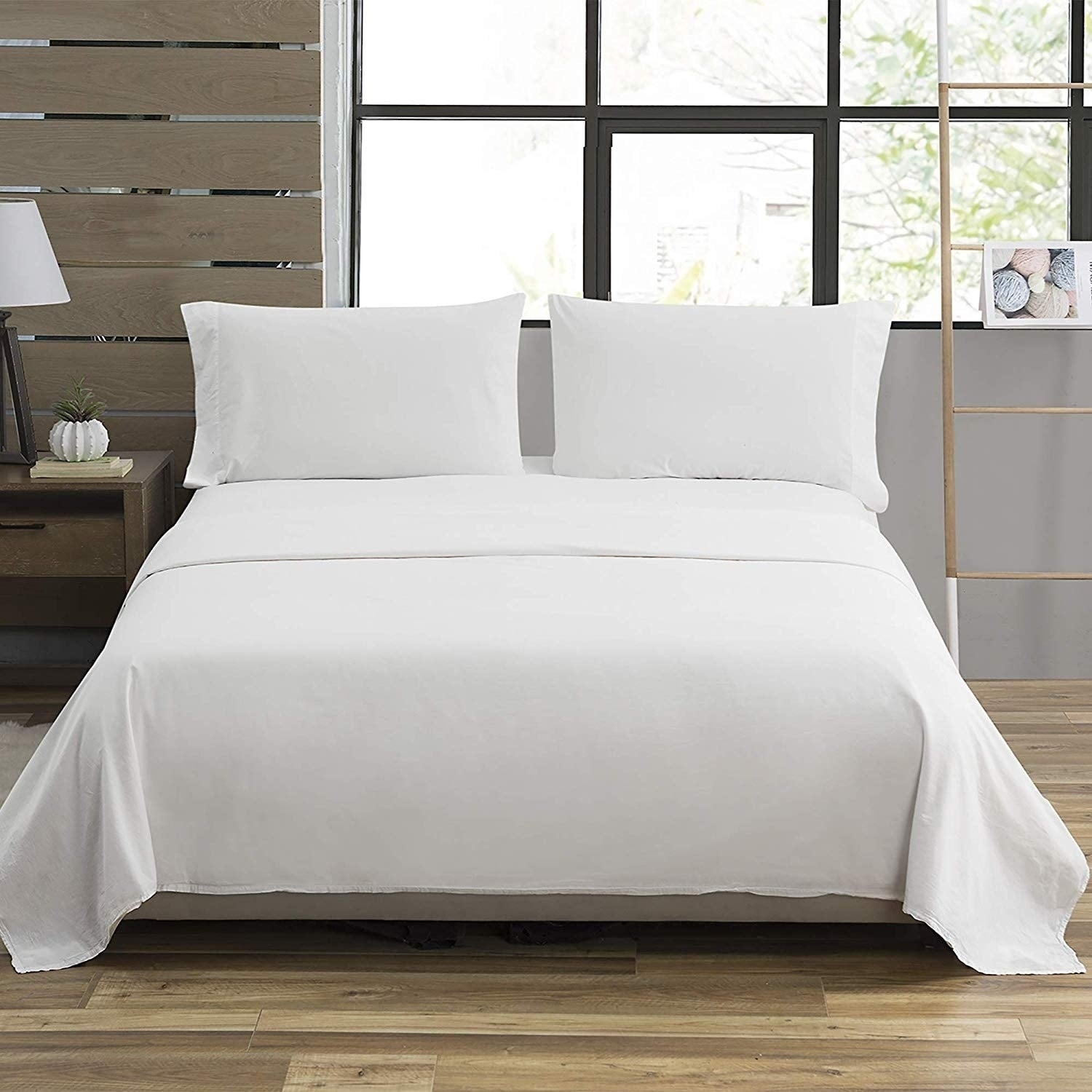 200Tc Saudade Portugal Sheet Set Washed Percale