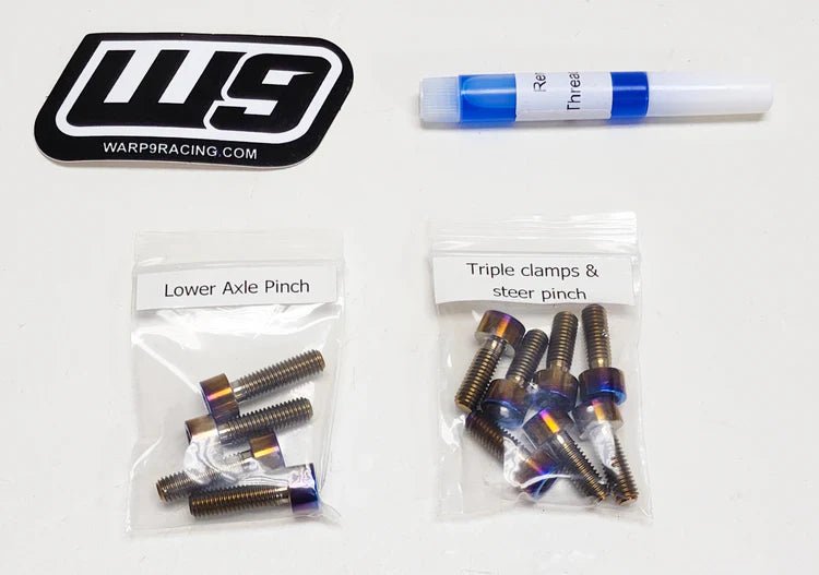 Warp 9 Titanium Fork Bolts – EXPECTED FEBRUARY