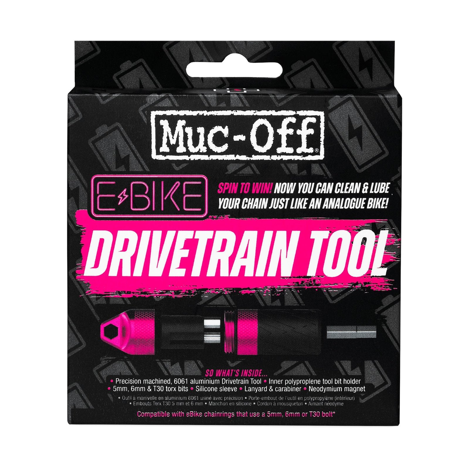 MUC-OFF EBIKE DRIVETRAIN TOOL – PINK