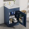 20 Bathroom Vanity With Sink Vanity Cabinet With Door Shelf And Adjustable Shelf