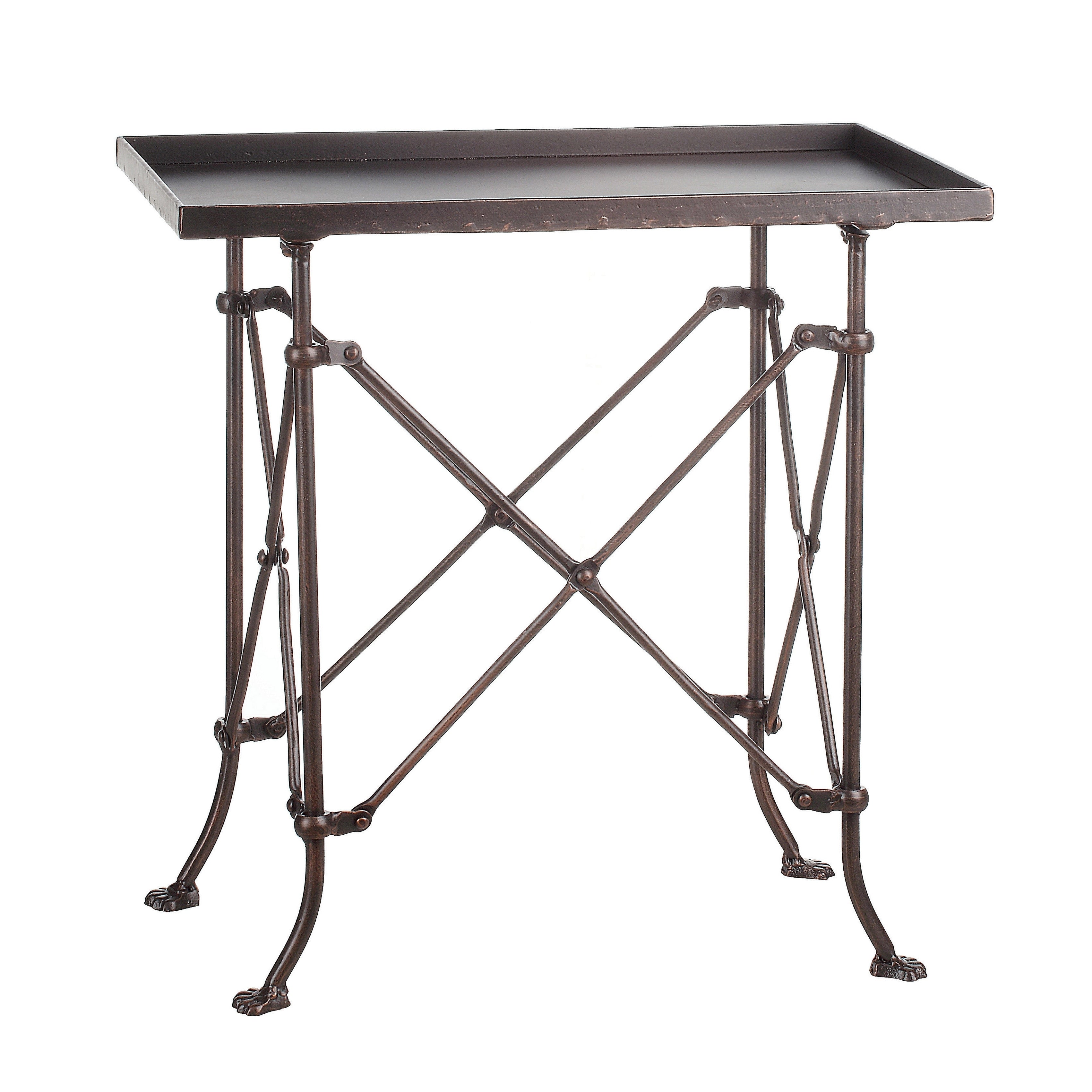20 Metal Rectangle Accent Table