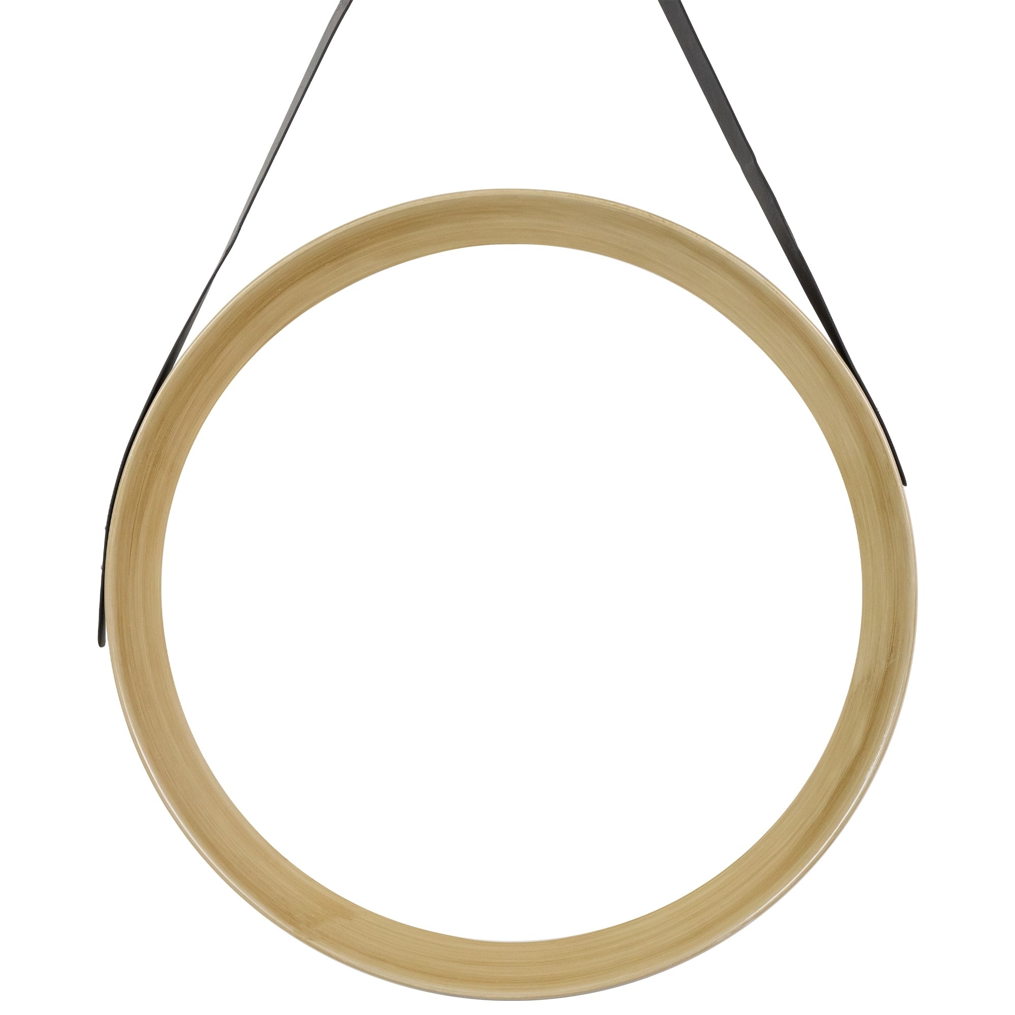 19.75 Gold Round Classic Mirror Wall Decor With A Wooden Finish