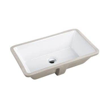 21 3 8 Inch European Style Rectangular Shape Porcelain Ceramic Bathroom Undermount Sink