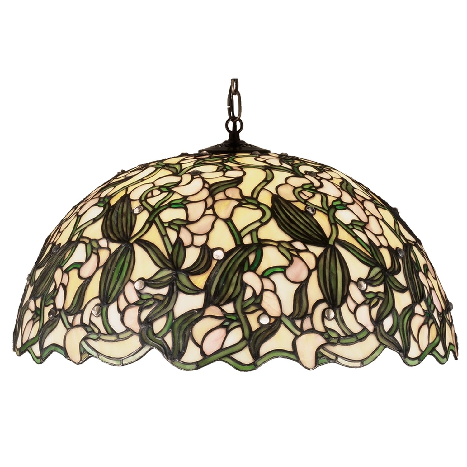 21 Inch Wide Sweet Pea Pendant