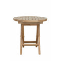 21 In. W Brass Finish Round Shape Metal Frame End Table 8 X 11