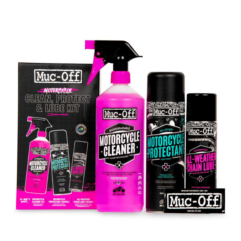 MUC OFF MOTORCYCLE CLEAN PROTECT LUBE KIT V2