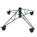 21 Green Rolling Metal Tree Stand For 6.5 7.5 Artificial Christmas Trees