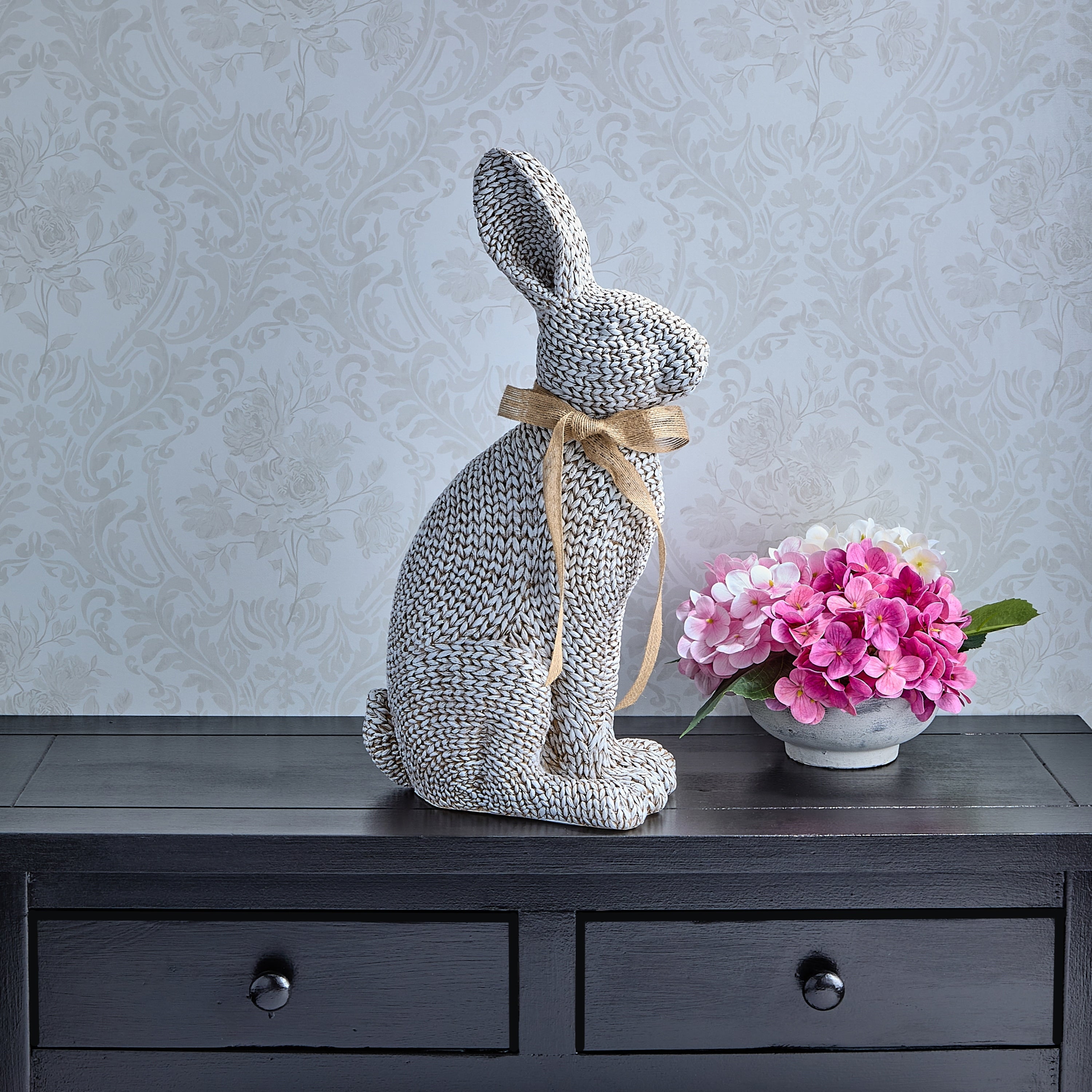21 Resin Woven Rabbit