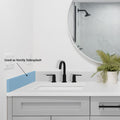 21In. Pure White Engineered Bath Vanity Sidesplash 21 X 4
