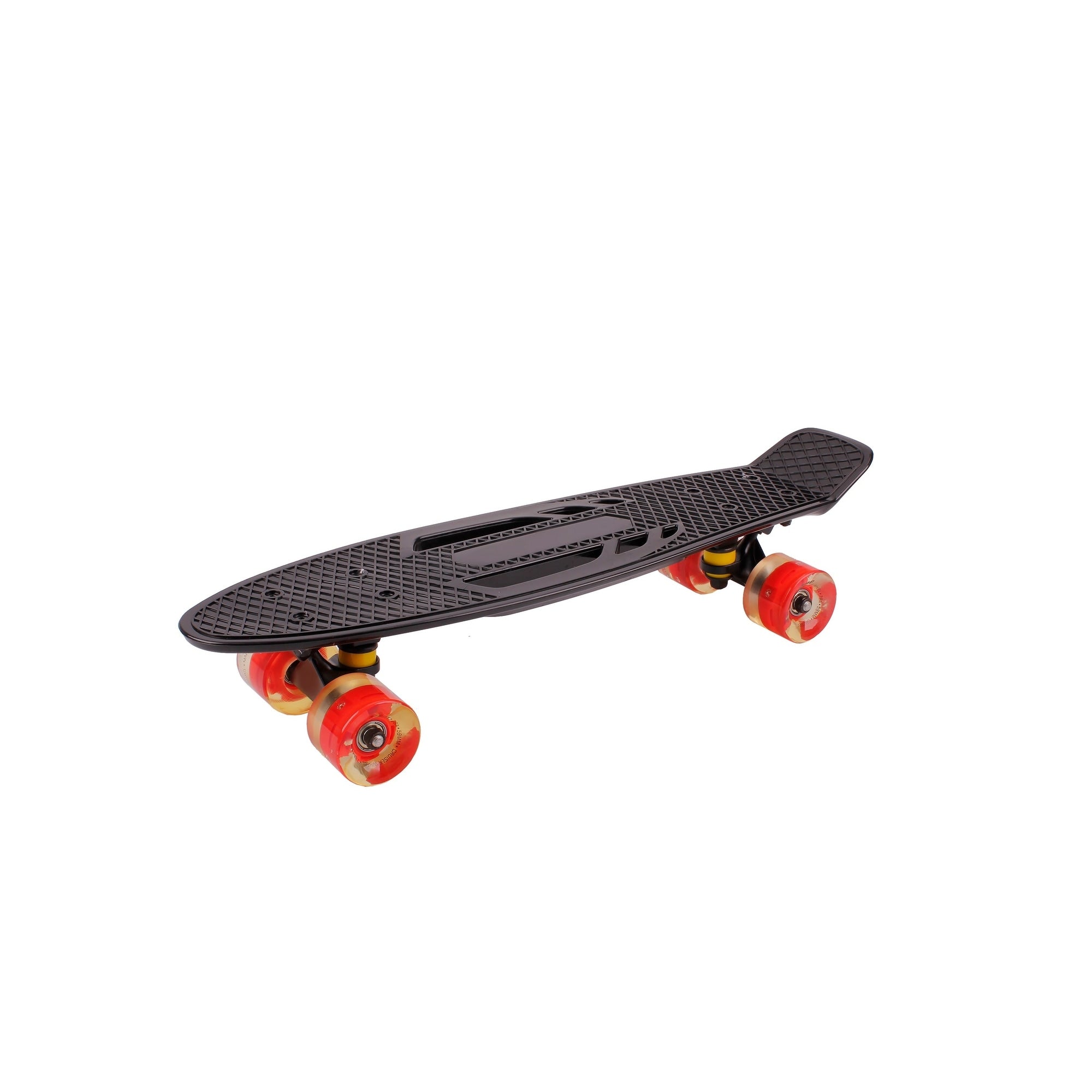 22 Inch Skateboard With Led Light Up Pu Wheels And Bendable Deck