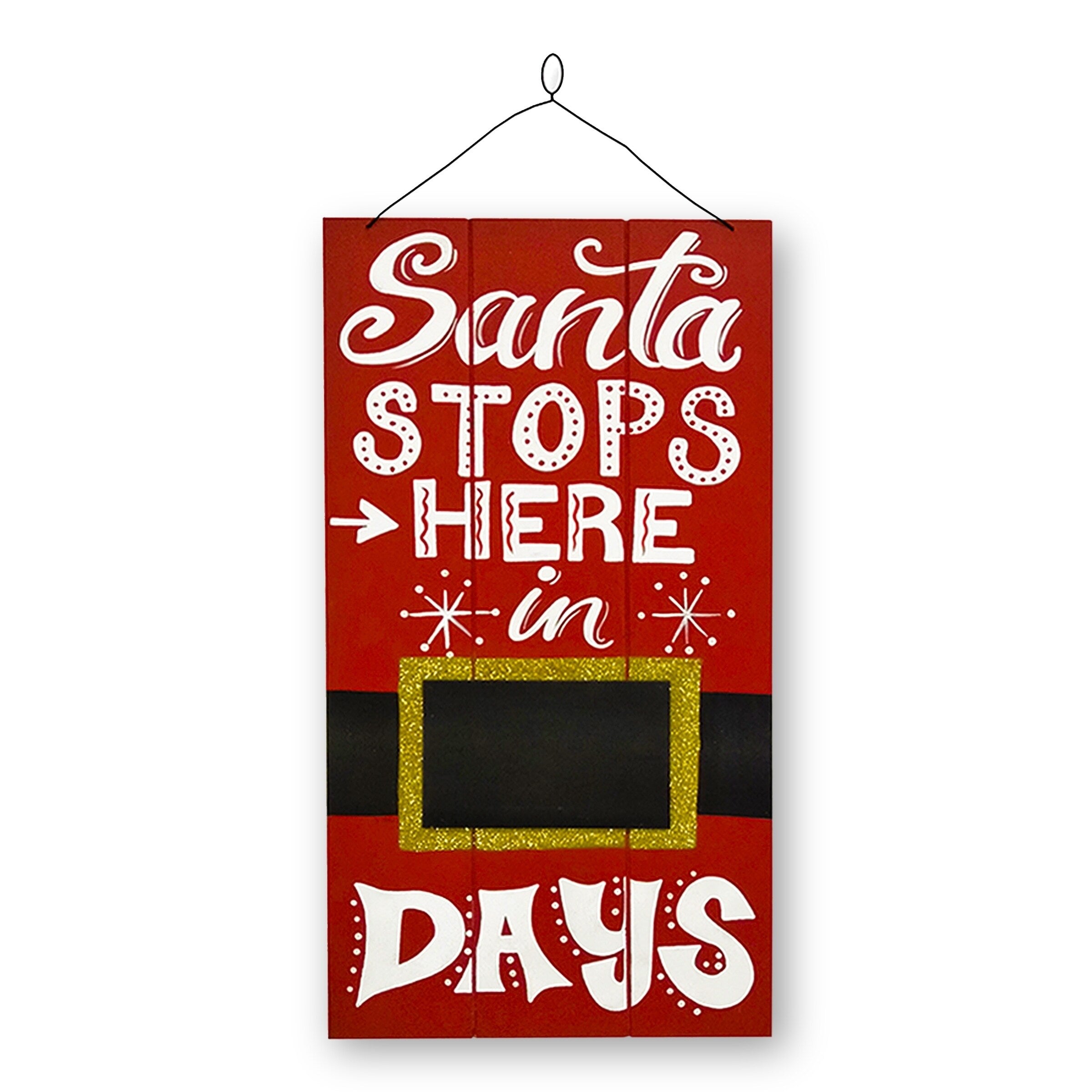 22 Santa Countdown Wall Art 22