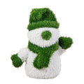 22 In Uv Resistant Grass Garden Plush Topiary Snowman Indoor Outdoor