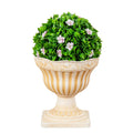 22 In Uv Resistant Pink Flowering Ball Topiary In Urn Planter