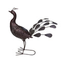 22 Inch Indoor Outdoor Animal Garden Peacock Statue With Solar Light