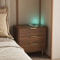 22.83 Modern Nightstand With Night Light And Charging Station