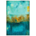 Castle Court Frameless Tempered Art Glass Wall Art Multi Color