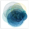 Empire Art Evolving Planets I Frameless Tempered Art Glass Wall Art