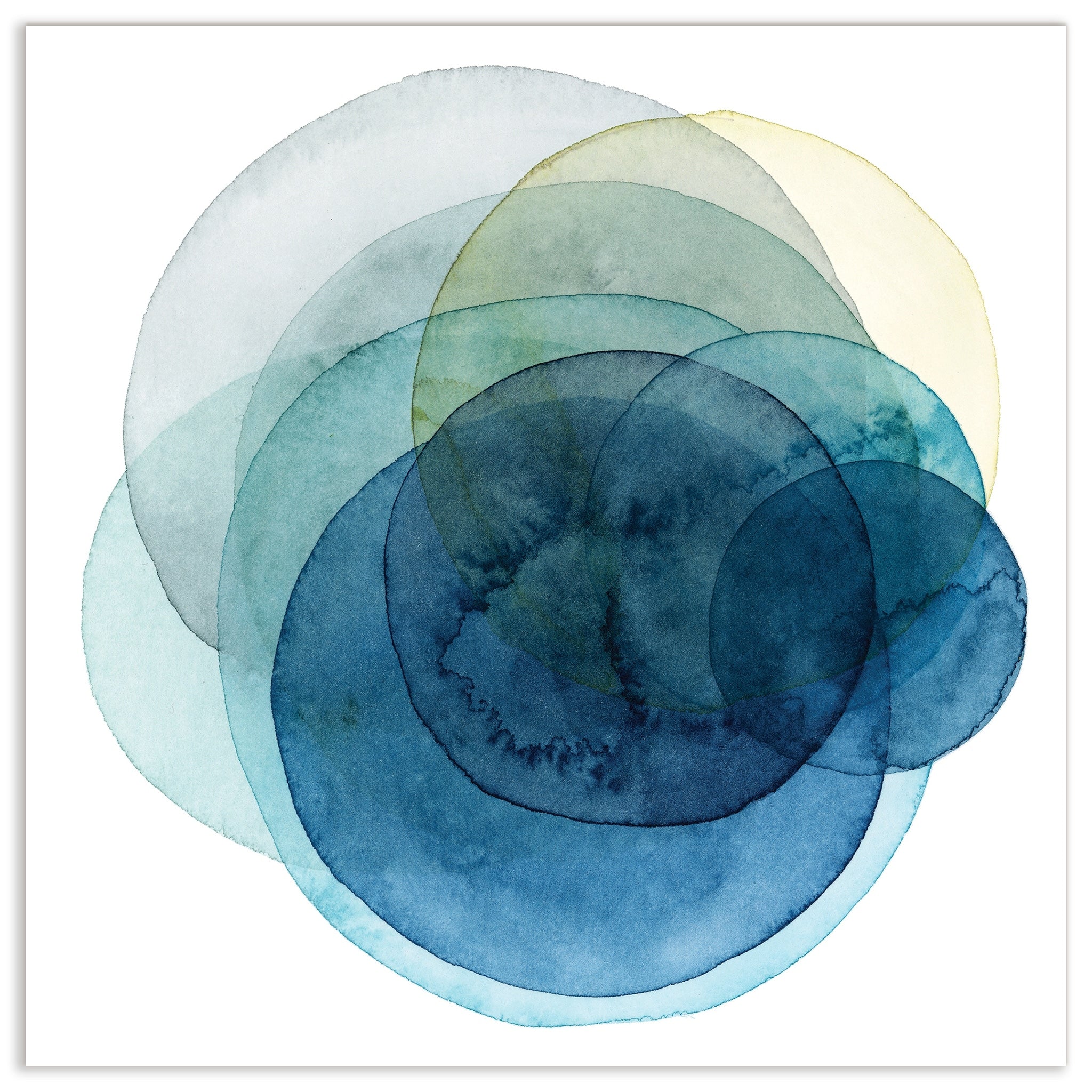 Empire Art Evolving Planets I Frameless Tempered Art Glass Wall Art