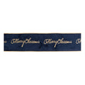 Merry Christmas Velvet Wired Ribbon 4 X 5 Yds.