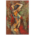 Nude Study 3 Mixed Media Iron Hand Painted Dimensional Wall D Cor