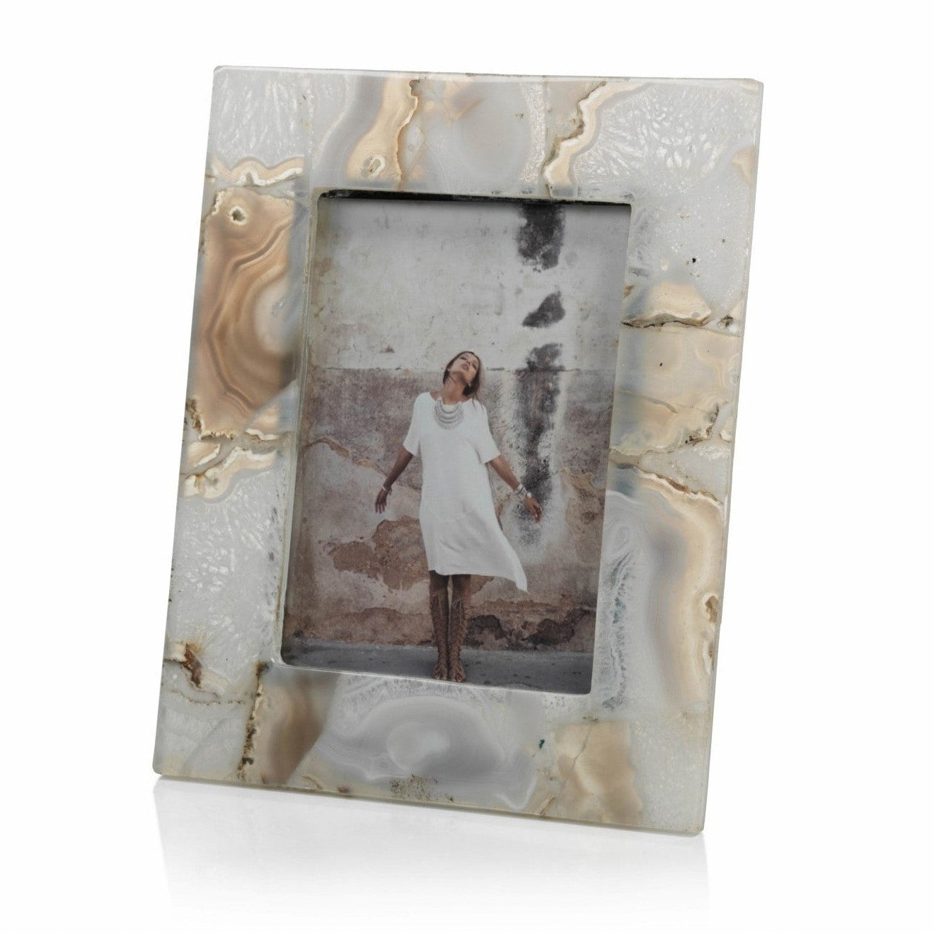 Preto 5 X 7 Agate Picture Frame