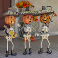Tres Marlonis Set Of 3 Mariachi Skeletons