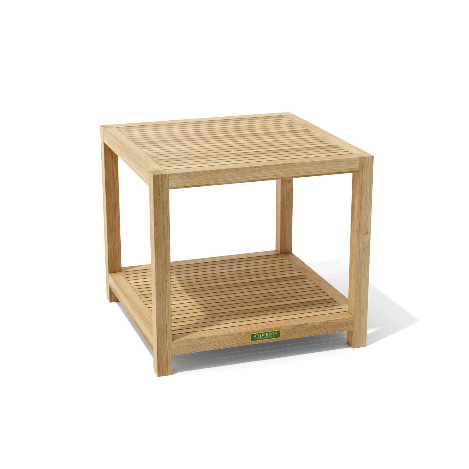 23 In. W White Finish Round Shape Aluminum Frame End Table 8 X 11