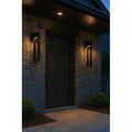23 Inch Black Integrated Led Outdoor Wall Sconce