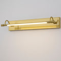 23.1 W Mid Century Modern Gold Double Arm Led 3000K Barthroom Mirror Picture Wall Light 21.3 In. W X 4.3 In. H X 6.7 In. D