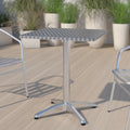 Square Aluminum Table And Base