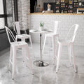 23.75 Round Adjustable Height Wood Table Adjustable Range 26.25 35.75