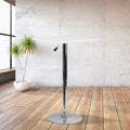 23.75 Square Adjustable Height Wood Table Adjustable Range 33 40.5