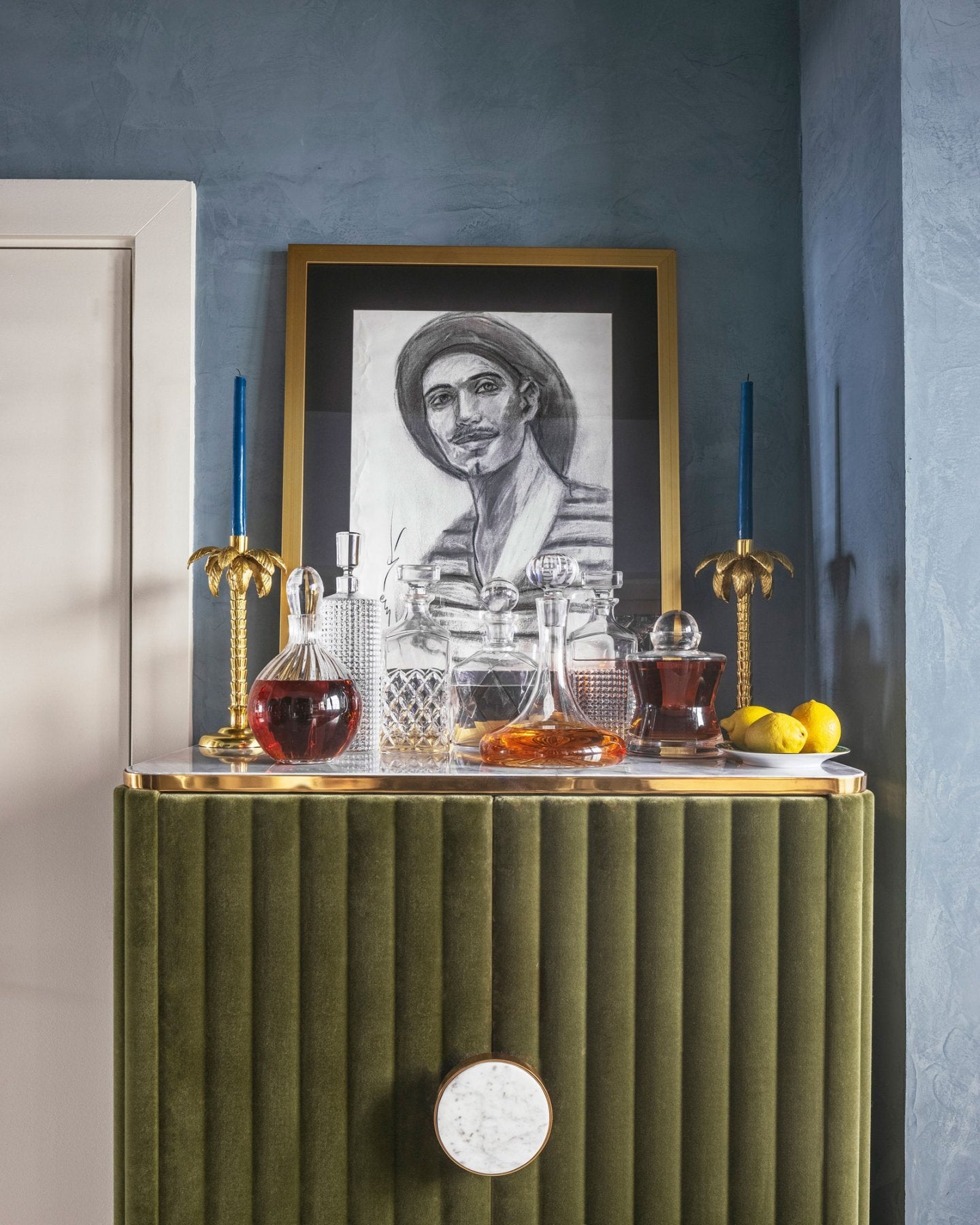 Stud Glass Decanter