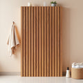 23 Tall Bathroom Wall Mounted Cabinet Narrow Storage Cabinet With Door Oak Finish Suitable For Small Spaces Kd Package