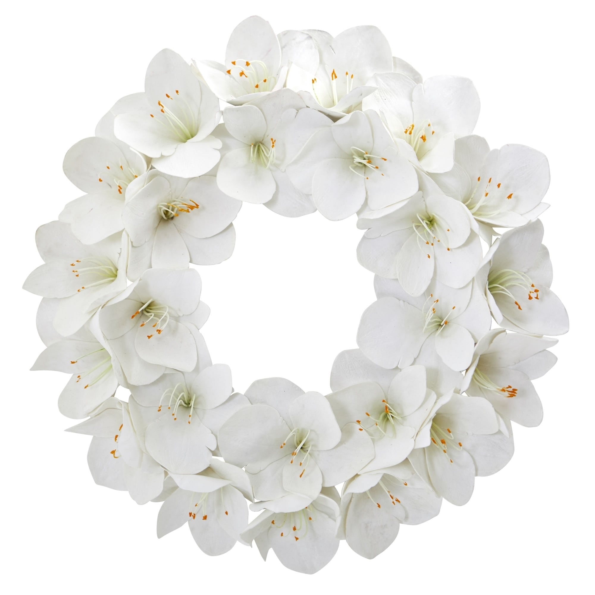24 Amaryllis Artificial Wreath