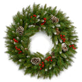 24 Inch Frosted Berry Wreath