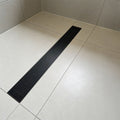 24 Inch Linear Shower Drain With Adjustable Feet Rectangle Stainless Steel Shower Floor Drain With Hair Strainer