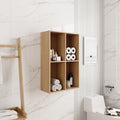 24 Inch Small Wall Mounted Storage Shelves Suitable For Small Bathroom Study Storage Room Original Oak Kd Packing