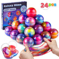 24 Pack Galaxy Slime Ball Multicolor