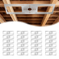 24 Pack New Construction Mounting Plates For 2 3 4 5 6 Inch Led Recessed Lights Flat Steel Rough In Brackets Kits