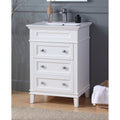 24 Tennant Brand Felix Modern White Sink Bathroom Vanity