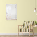 24 In. X 36 In. Framed Accent Moderno Beveled Rectangle Wall Mirror Clear 24 X 36