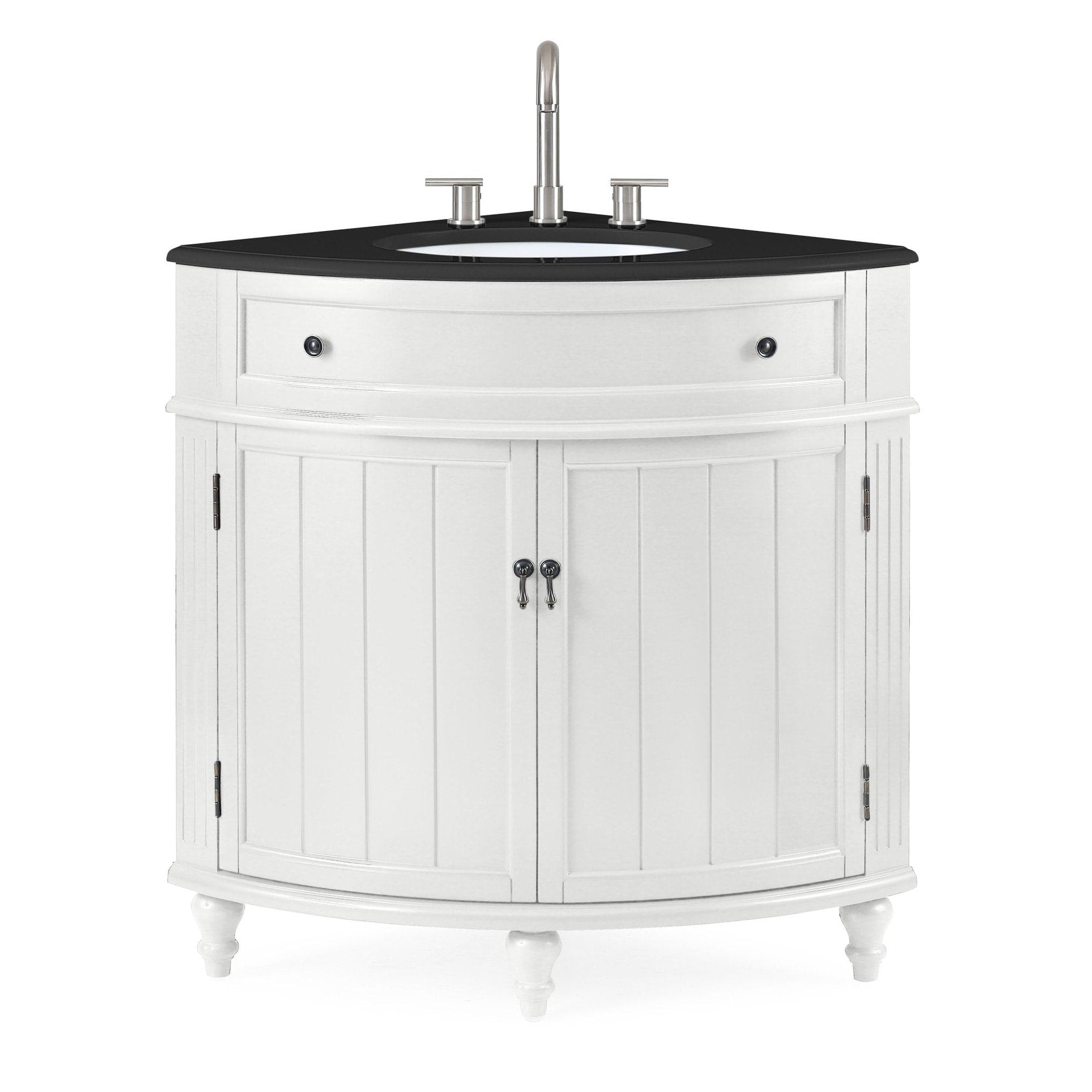 24 Benton Collection Thomasville Slim Corner Bathroom Sink Vanity