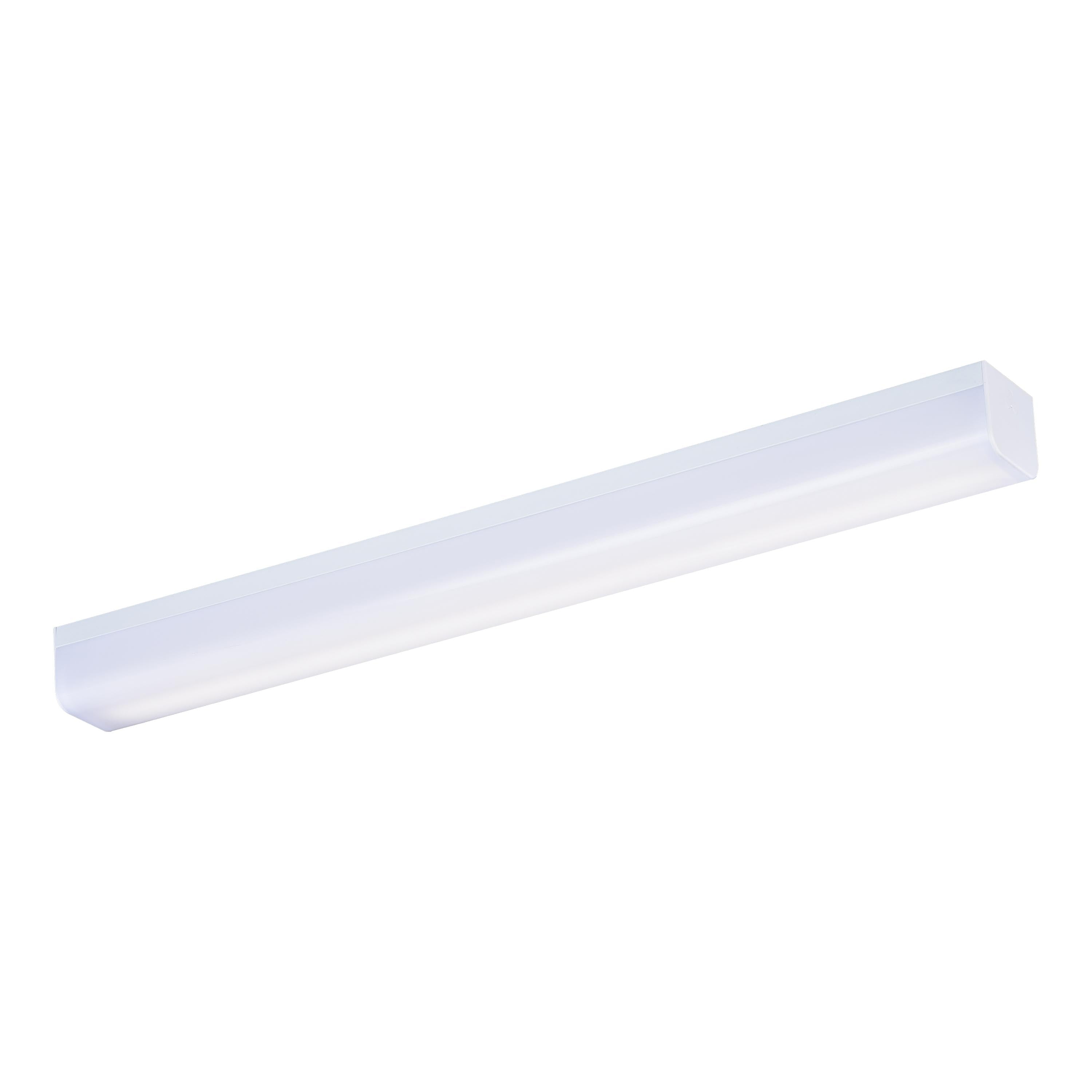 24 In Led White Utility Shop Light 24 In W X 2 In H X 2.5 In D