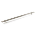 Contemporary 24 Rectangular Design Stainless Steel Finish Cabinet Bar Pull Handle Case Of 5