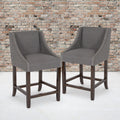 Gracewood Hollow Choto Walnut Counter Height Stool Set Of 2